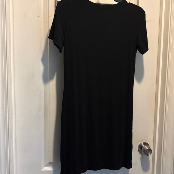 BP Black Ribbed T-Shirt Dress, sz M - like new - Picture 7 of 7